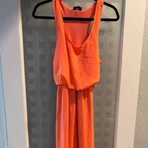 Maxi coral dress